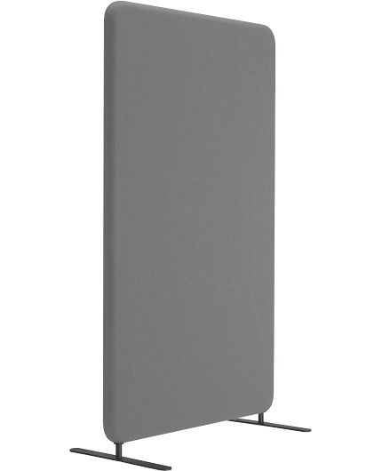 Golvskärm m.ben 120x150 Dox 52-mel.grå, st