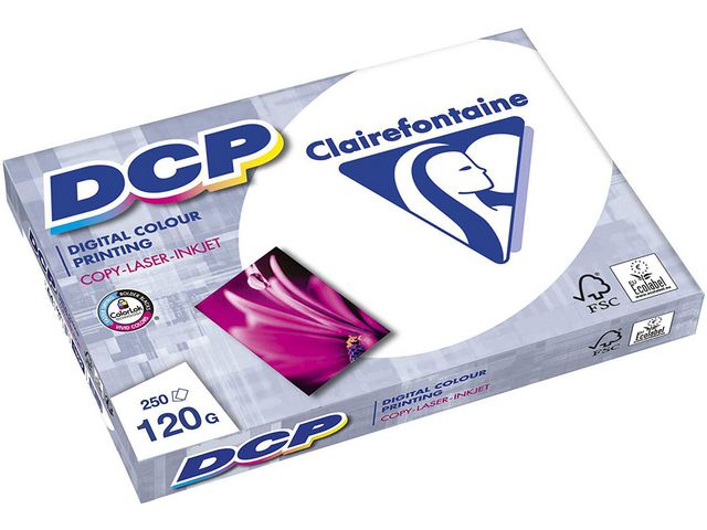 Clairefontaine Kopieringspapper 1844 A4 120g ohålat, fp om 250 blad