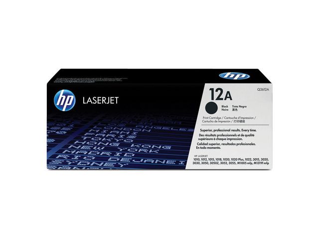 HP Toner Q2612A 12A 2K Svart, st