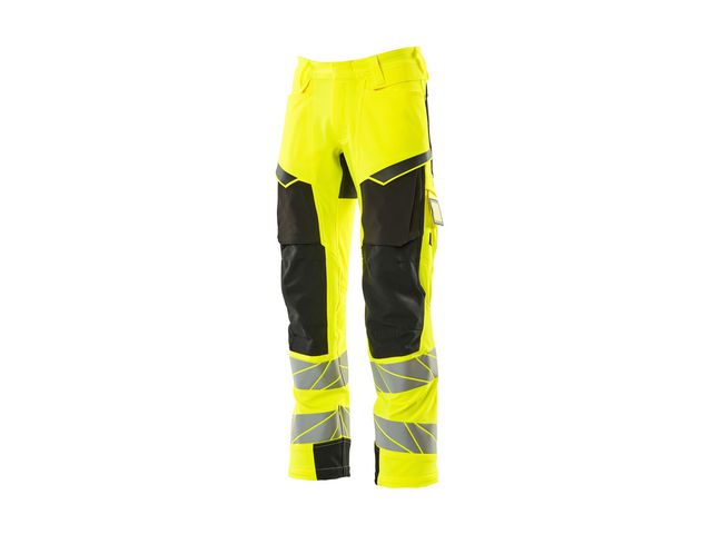 MASCOT® Varselbyxor kl 2 stretch gu/sv 82c56, st