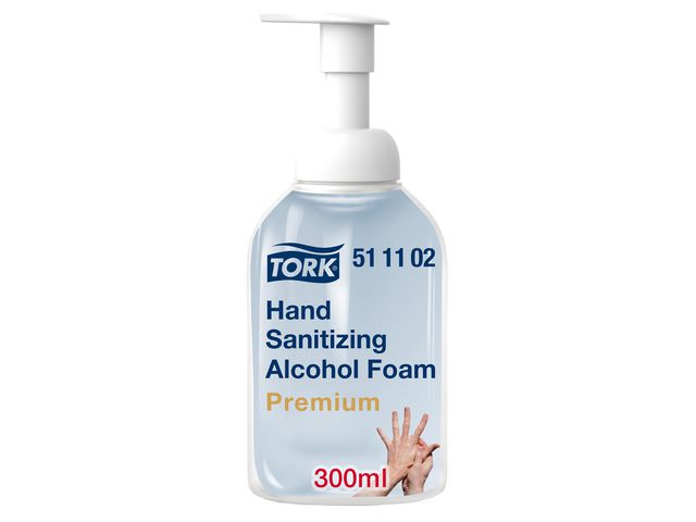Tork Handdesinfektion skum med alkohol, flaska om 300 ml