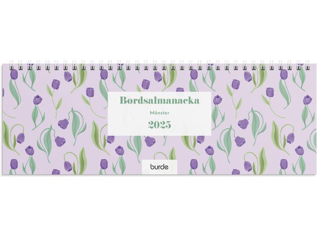 Burde Kalender 2025 Bordsalmanackan Mönster, st