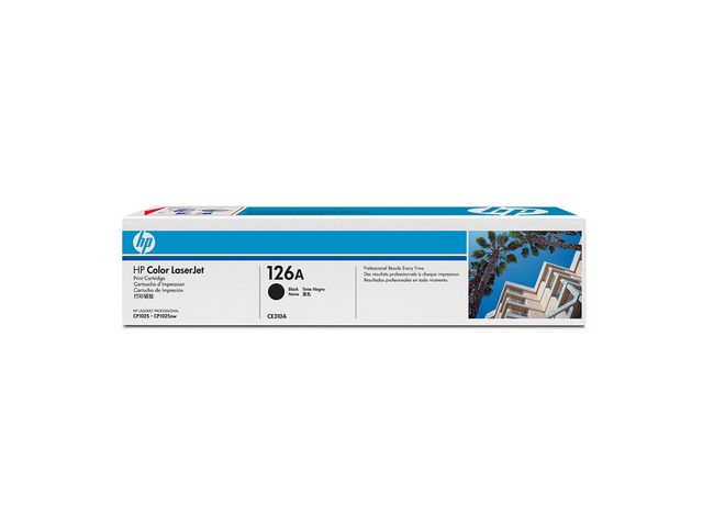 HP Toner CE310A 126A 1,2K Svart, st