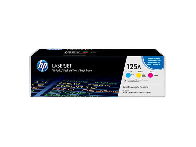 HP Toner CF373AM 125A 4,2K CMY 3/FP, fp om 3 st
