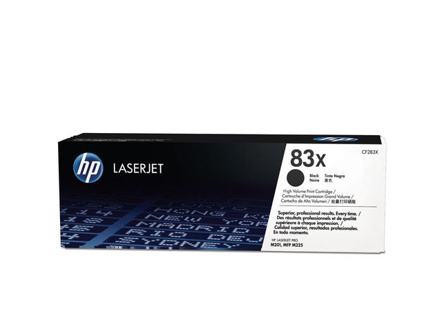 HP Toner CF283X 83X 2,2K Svart, st