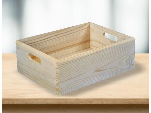 Trälåda 40x14x30 cm, st