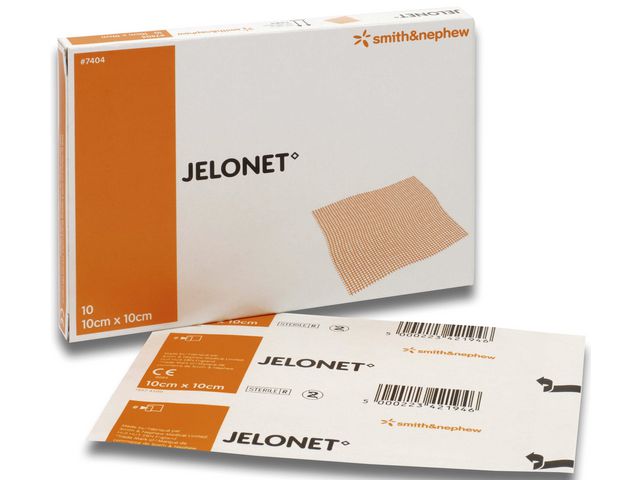 JELONET salvkompress 10x10cm, fp om 10 st
