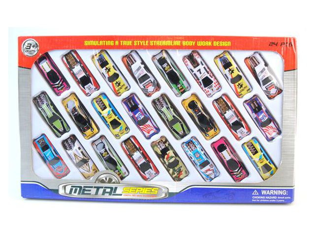 Bilar i metall 24/fp, fp om 24 st