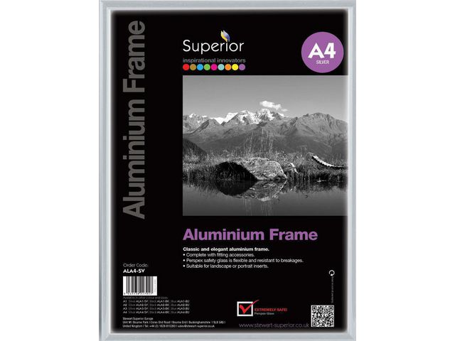 Stewart Superior Ram aluminium A4 silver, st