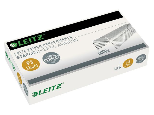 Leitz Häftklammer P3 26/6, fp om 5000 st