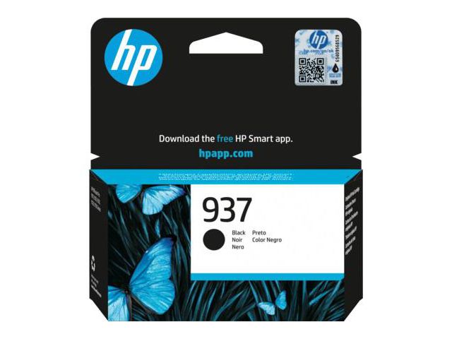 HP Bläckpatron 4S6W5NE 937 svart, st