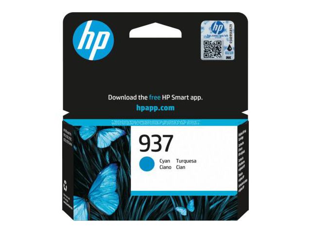 HP Bläckpatron 4S6W2NE 937 cyan, st