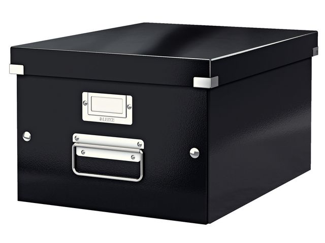 Leitz Förvaringslåda Click&Store medium svart, st