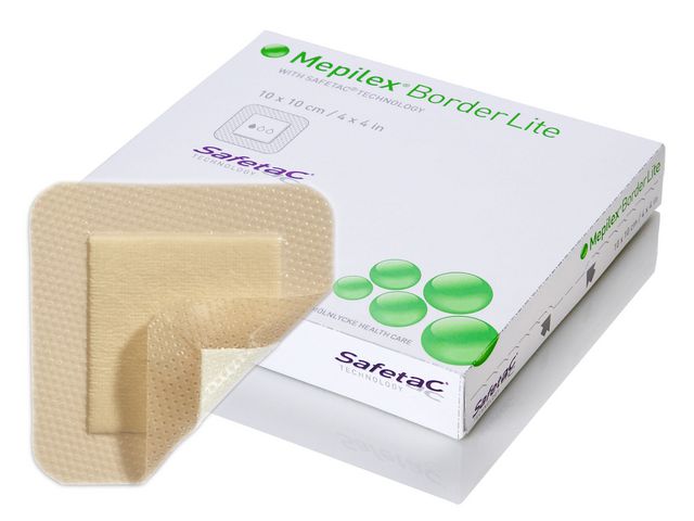 MEPILEX Border Flex Lite 4x5cm, fp om 10 st