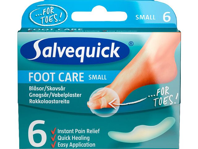 Salvequick Plåster FC Skavsår Small, fp om 6 st