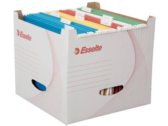 Esselte Arkivbox för hängmappar med lock, st