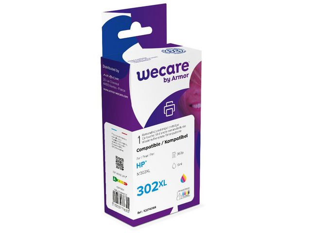 Wecare Bläckpatron 302XL färg, st
