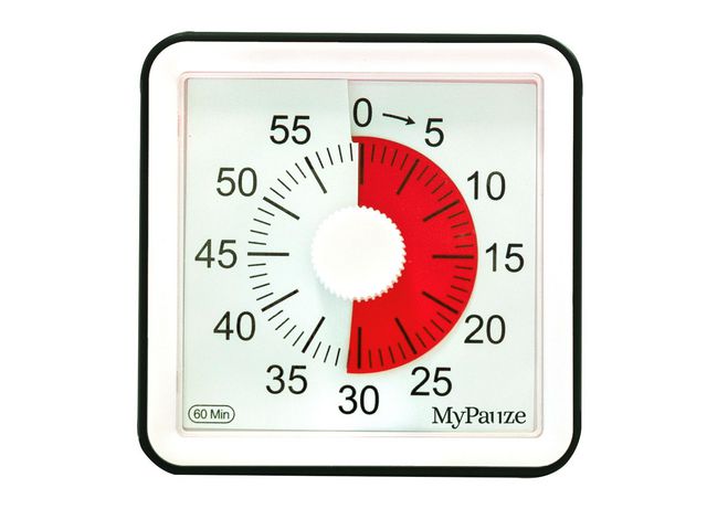 MyPauze® Koncentrationsklocka 8x8 cm, st