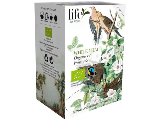 life BY FOLLIS Te Vitt chai, fp om 20 st