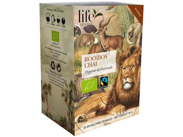life BY FOLLIS Te Rooibos chai, fp om 20 st