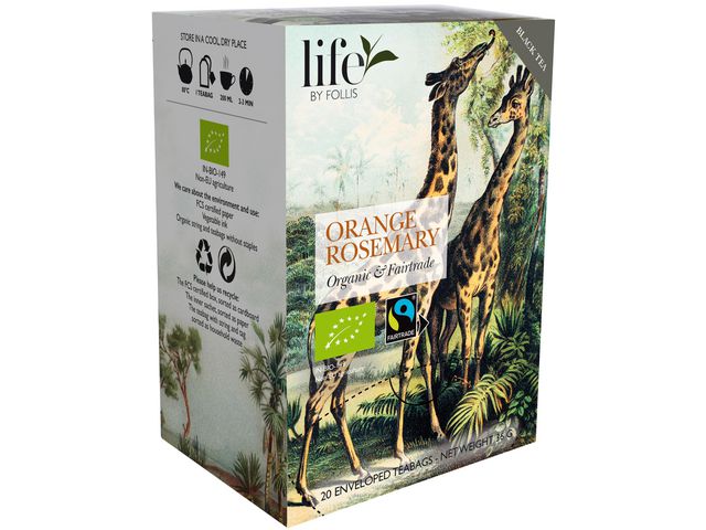 life BY FOLLIS Te Apelsin rosmarin, fp om 20 st