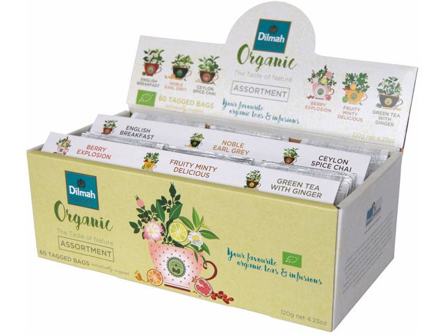 DILMAH Te Sortimentslåda 6 smaker, fp om 60 st