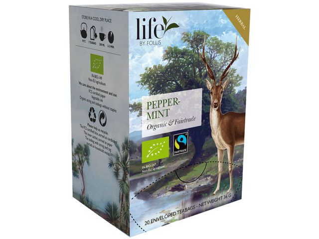 life BY FOLLIS Te Pepparmint, fp om 20 st