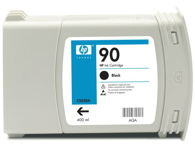 HP Bläckpatron C5058A 90 Svart, st