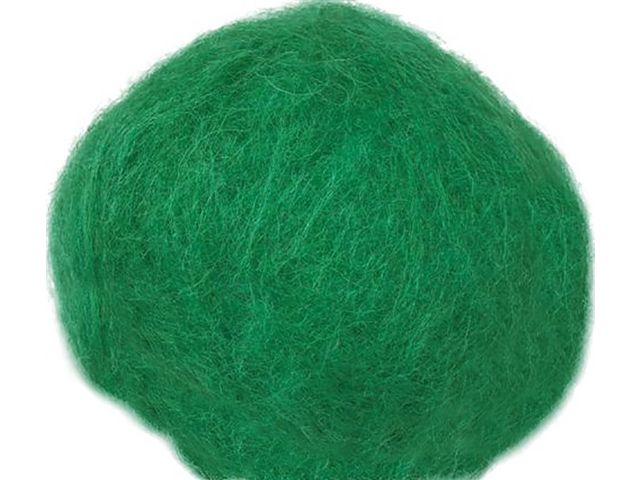 Järbo GARN Kardad ull 250 g, grön, st