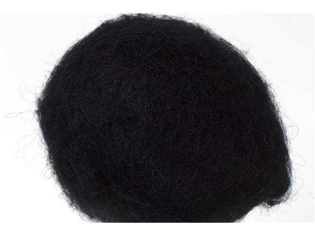 Järbo GARN Kardad ull 250 g, svart, st