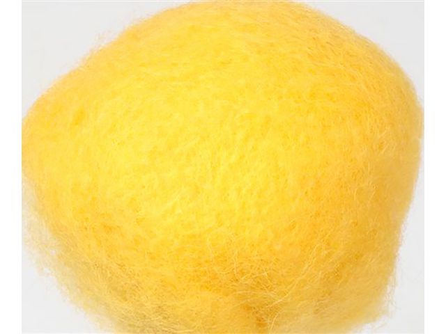 Järbo GARN Kardad ull 250 g, gul, st