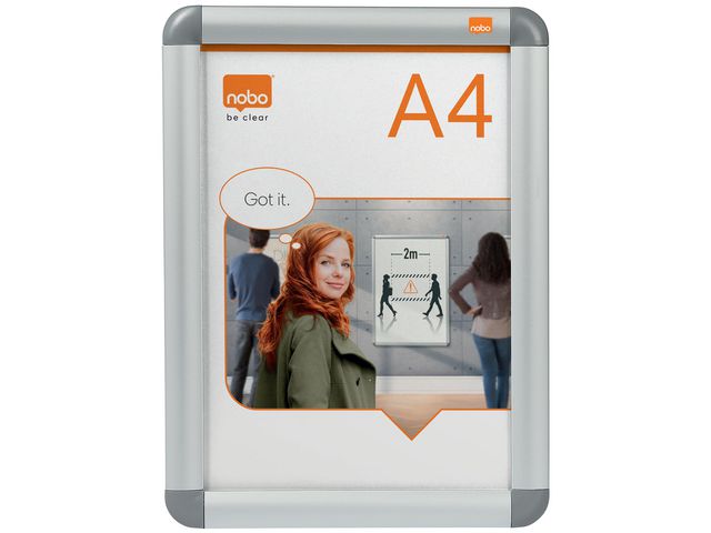 Nobo Affischram reflexfri PVC A4, st