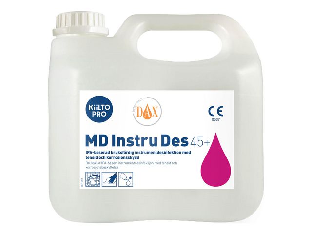 DAX Ytdesinfektion KIILTO PRO MD Instr 45+ 3l, flaska om 3 l