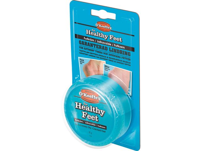 O'KEEFFE'S Fotkräm Healthy Feet 91g, fp om 91 g