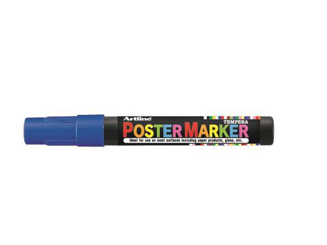 Artline Märkpenna Postermarker 2mm blå, st