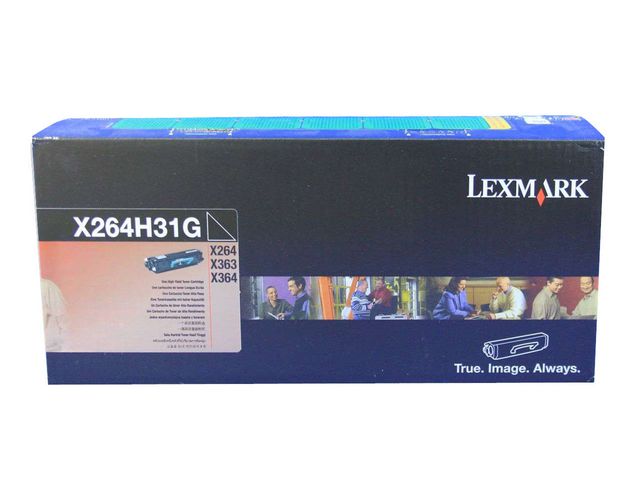Lexmark Toner X264H31G svart, st