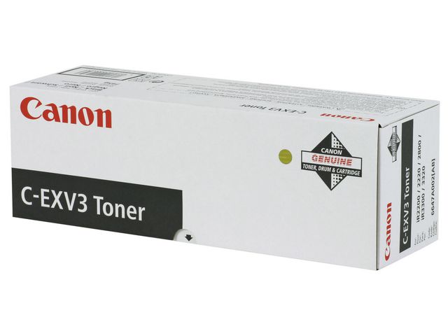 Canon Toner, C-EXV3, svart, singelförpackning, 6647A002, st