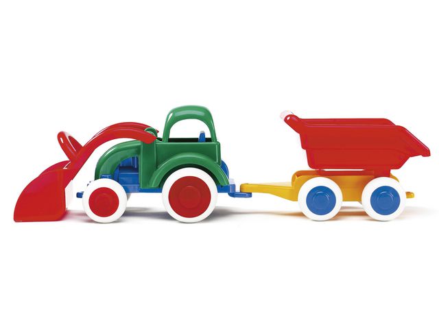 Traktor med släp, leksaksfordon, plast, +3 år, st