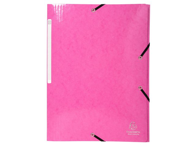 Exacompta Gummibandsmapp Iderama A4 Rosa, st