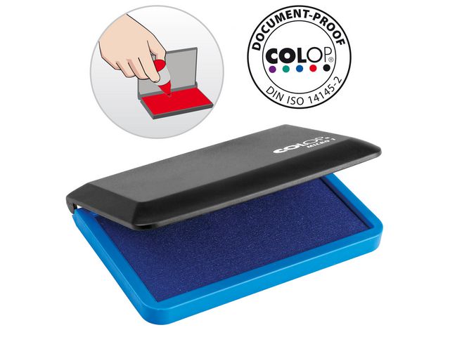 Colop Stämpeldyna 90x50mm blå, st
