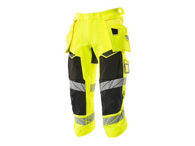 MASCOT® Varselpiratbyxor stretch kl1 gu/sv c47, st