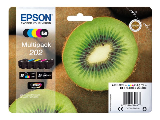 Epson Bläckpatron T202 5-Färger 5/FP, st