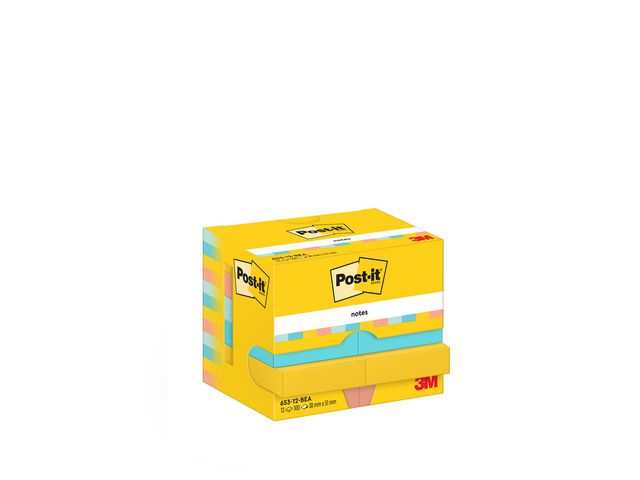 Post-it® Notes Beachside 38x51mm, fp om 12 st