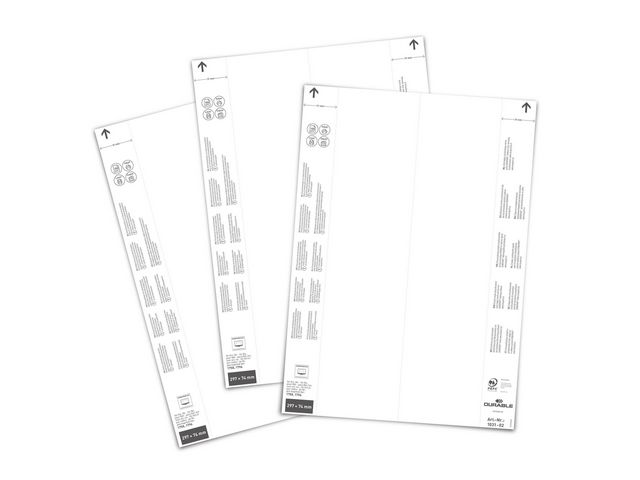 Durable Instick logistikfickor 297x74mm, fp om 40 st