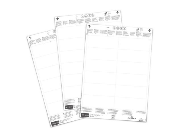 Durable Instick logistikfickor 100x38mm, fp om 240 st