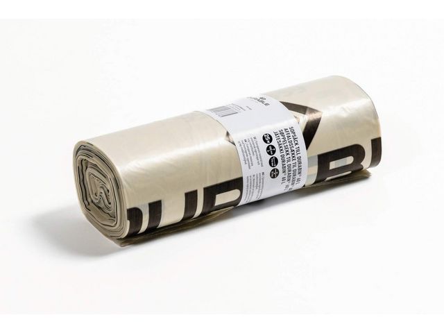 Durable Plastsäck Durabin 110L 35my transparent, rulle om 25 st