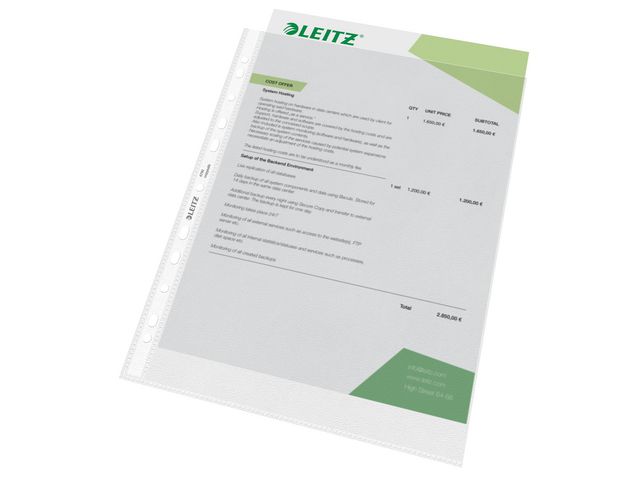 Leitz Plastficka PP 0,07 A5, fp om 100 st