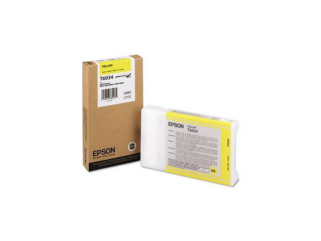 Epson Bläckpatron, T6034, UltraChrome, hög kapacitet, gul, singelförpackning, C13T603400, st