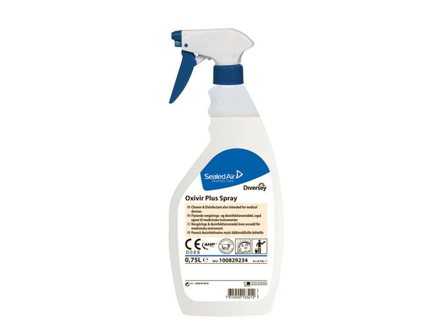 Oxivir® Rengöring DI Oxivir Plus Spray 750ml, flaska om 750 ml