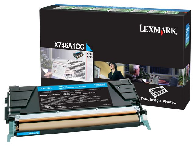 Lexmark Toner X746A1CG cyan, st